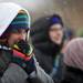 Frozen Leap spectators try to stay warm on Saturday, Feb. 16. Temperatures were subfreezing. Frozen leap co-founder Tim Adkins says the biggest change over the last five years is its community involvement. More than 120 people registered for the event and $25,000 was raised. Daniel Brenner I AnnArbor.com